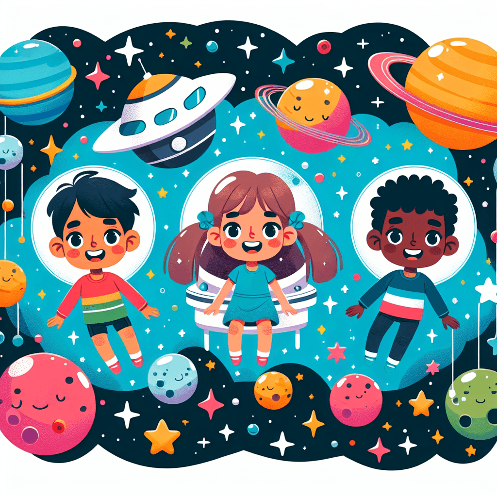 Cheerful Space Station Paint By Numbers