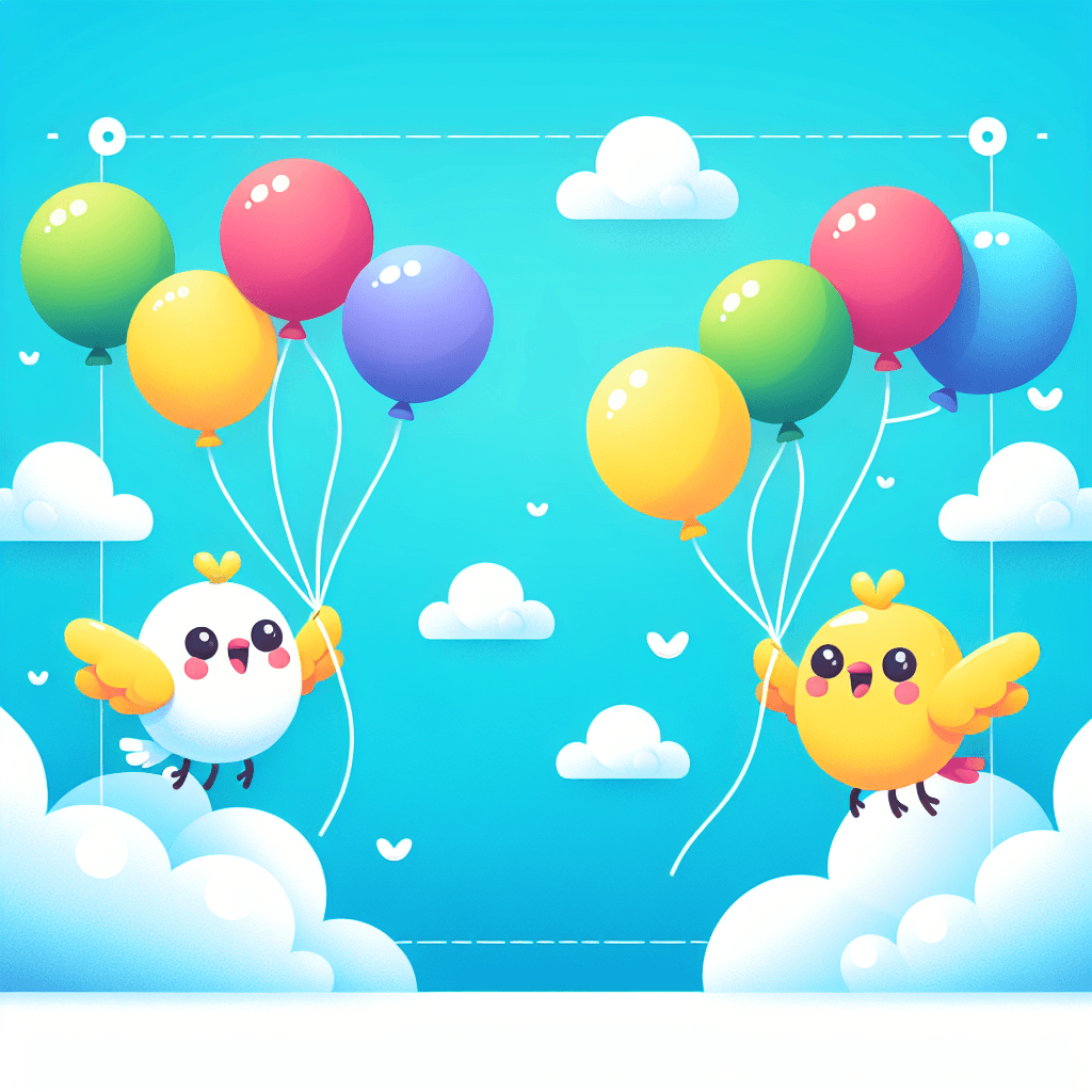 Ballooning Birdie Bliss Painting Number Kit