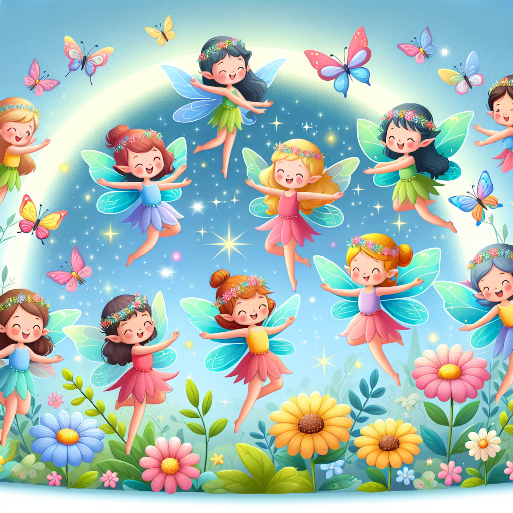 Giggling Fairies Numbered Painting Kits