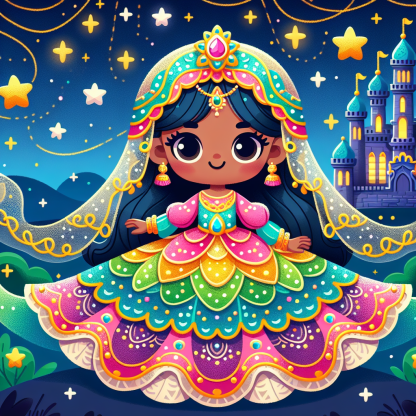 Starlight Princesses Numbered Painting Kits