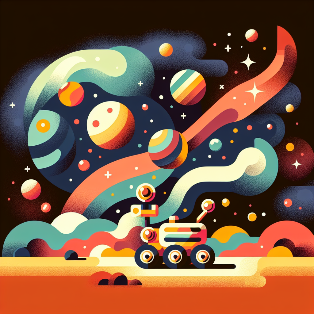 Adventurous Space Rover Numbered Painting Kits