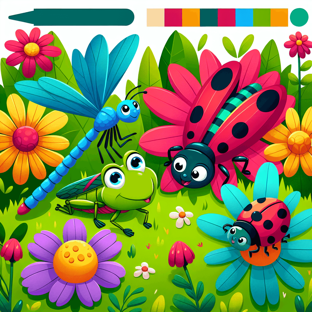 Wonderous World Of Bugs Painting By Numbers Kit