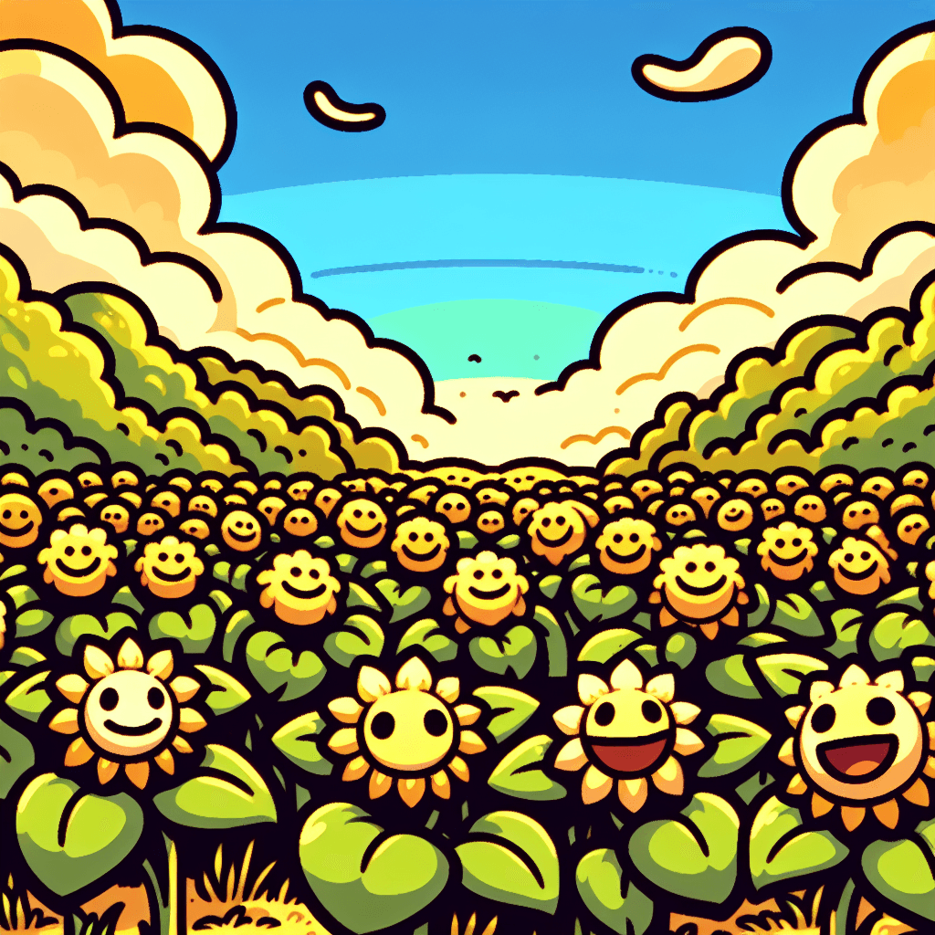 Sunflower Smiles Paint By NumberSunflower Smiles - DIY Painting By Numbers Kit - Image 7