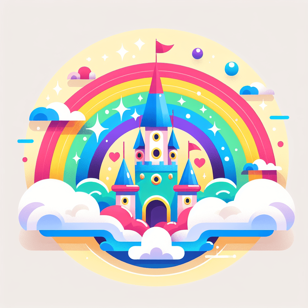 Floating Fairy Castle Painting By Numbers Kit