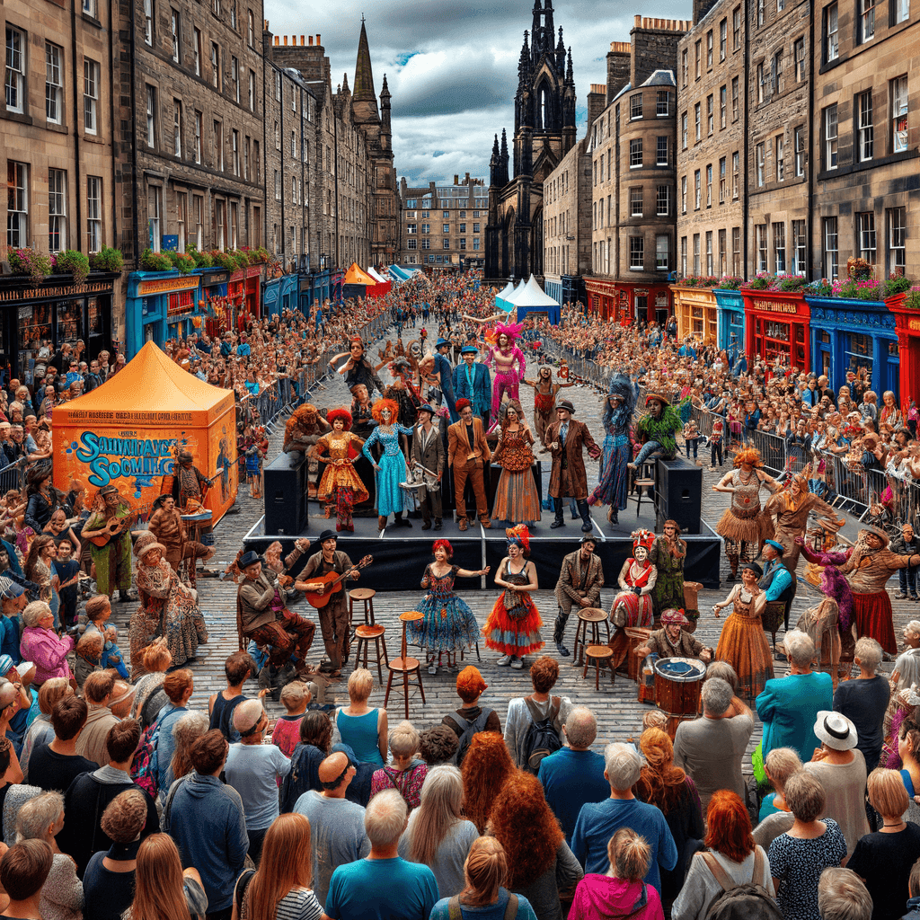 Edinburgh Fringe Festival - Scotland Paint By Number