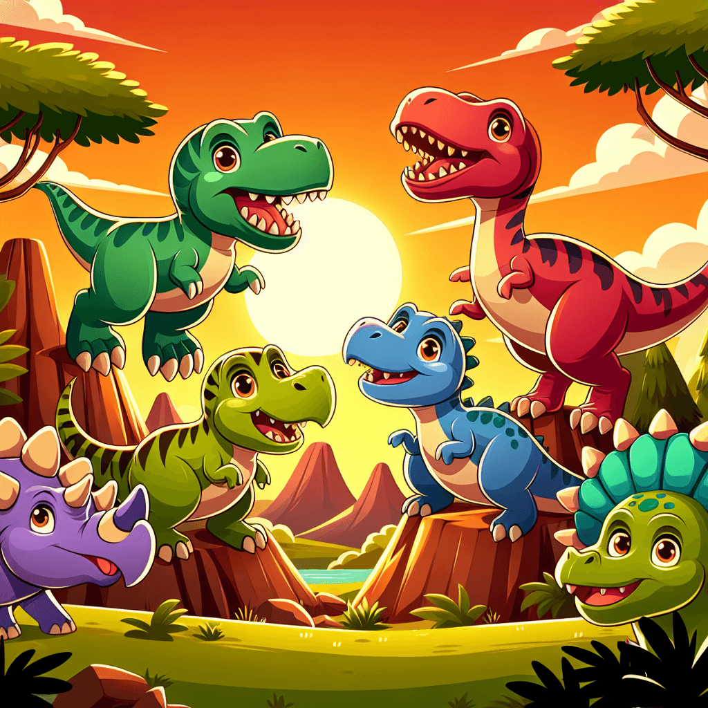 Daring Dinosaur Adventures Paint By Color