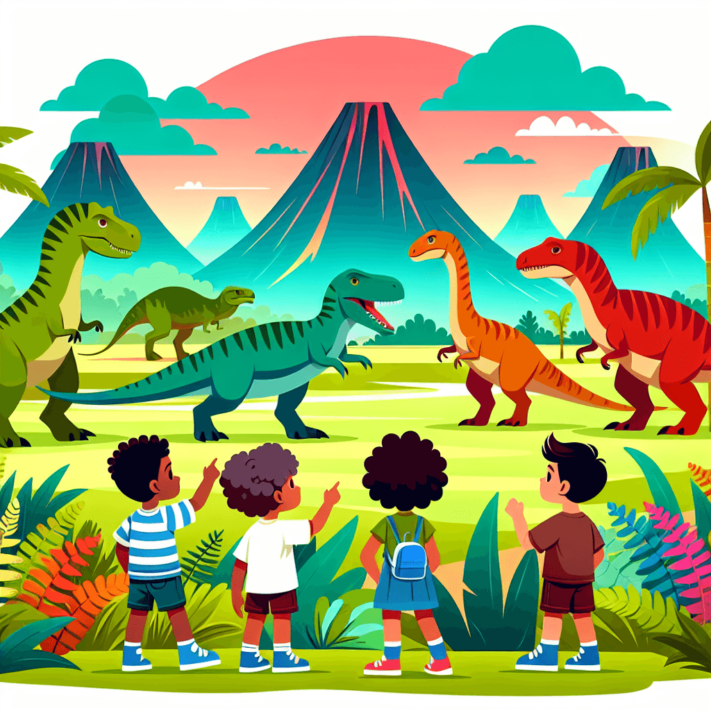 Dino Time Travelers Painting Number Kit