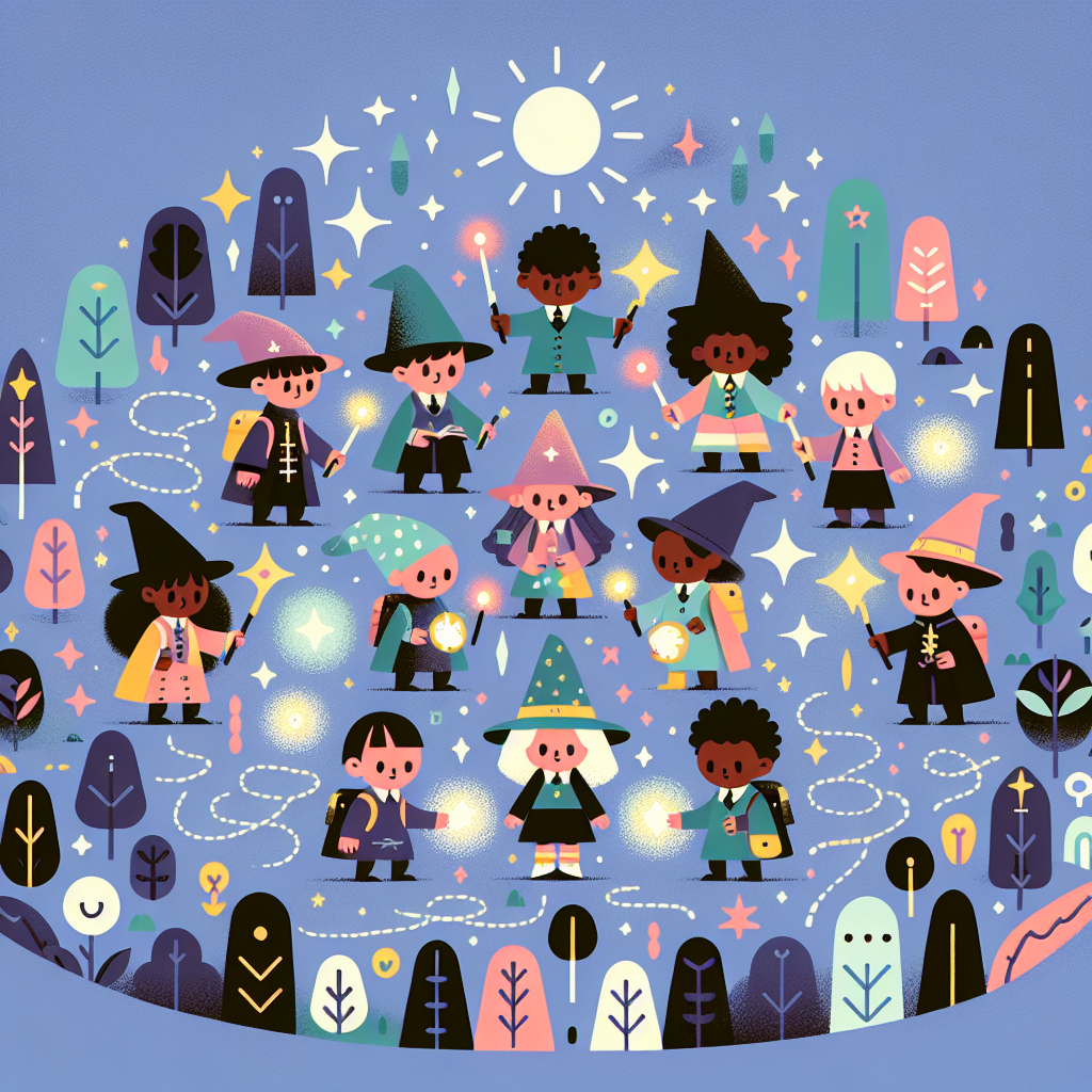 Adventures Of The Mini Wizards Paint By Numbers