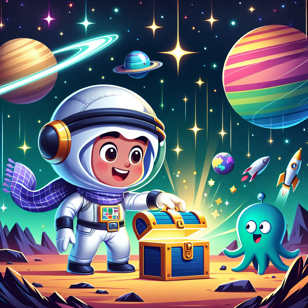 Galactic Treasure Hunt Painting By Numbers Kit