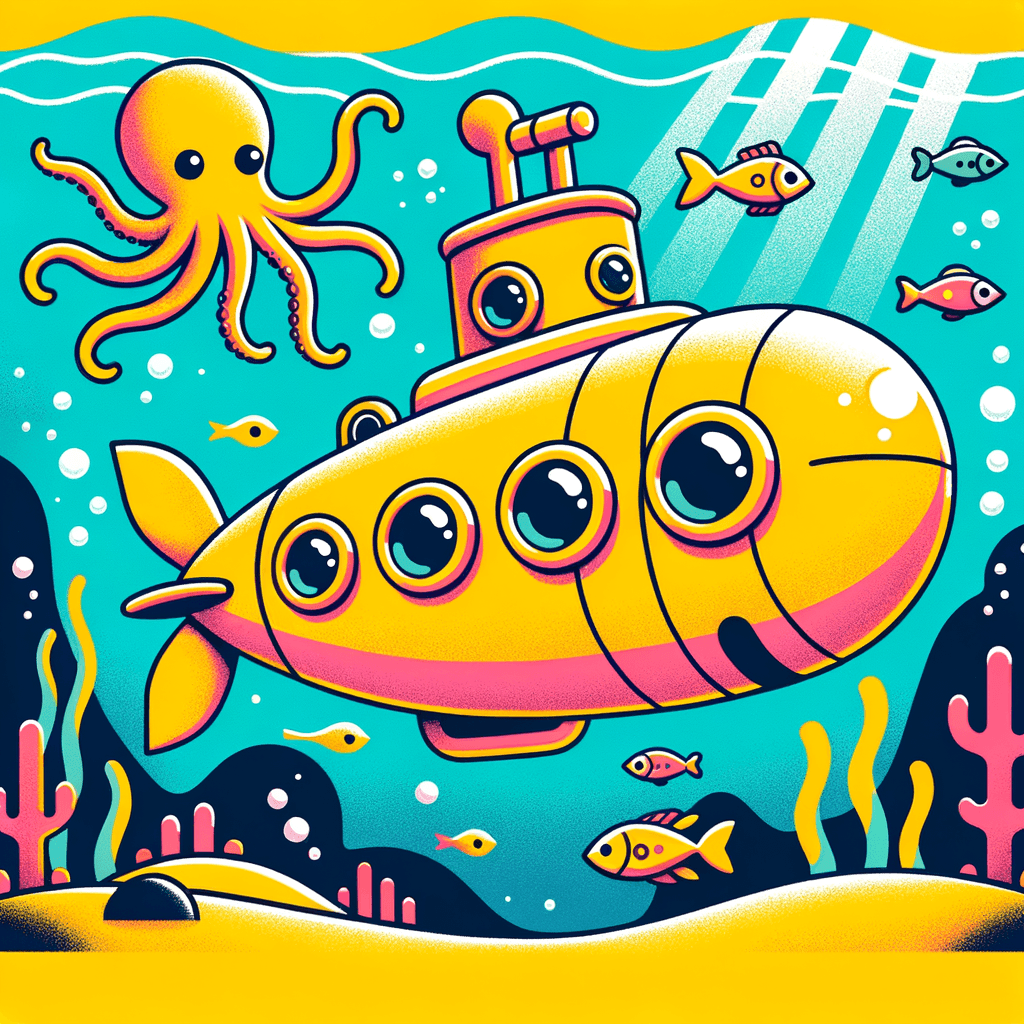 Underwater Submarine Quest Numbered Painting Kits