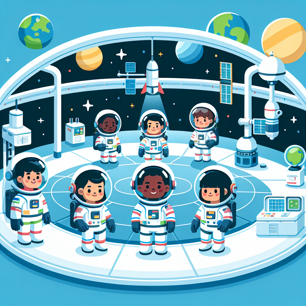 Space Station Journey Paint By Color