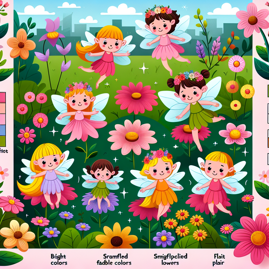 Garden Fairy Fun Paint By Numbers Art