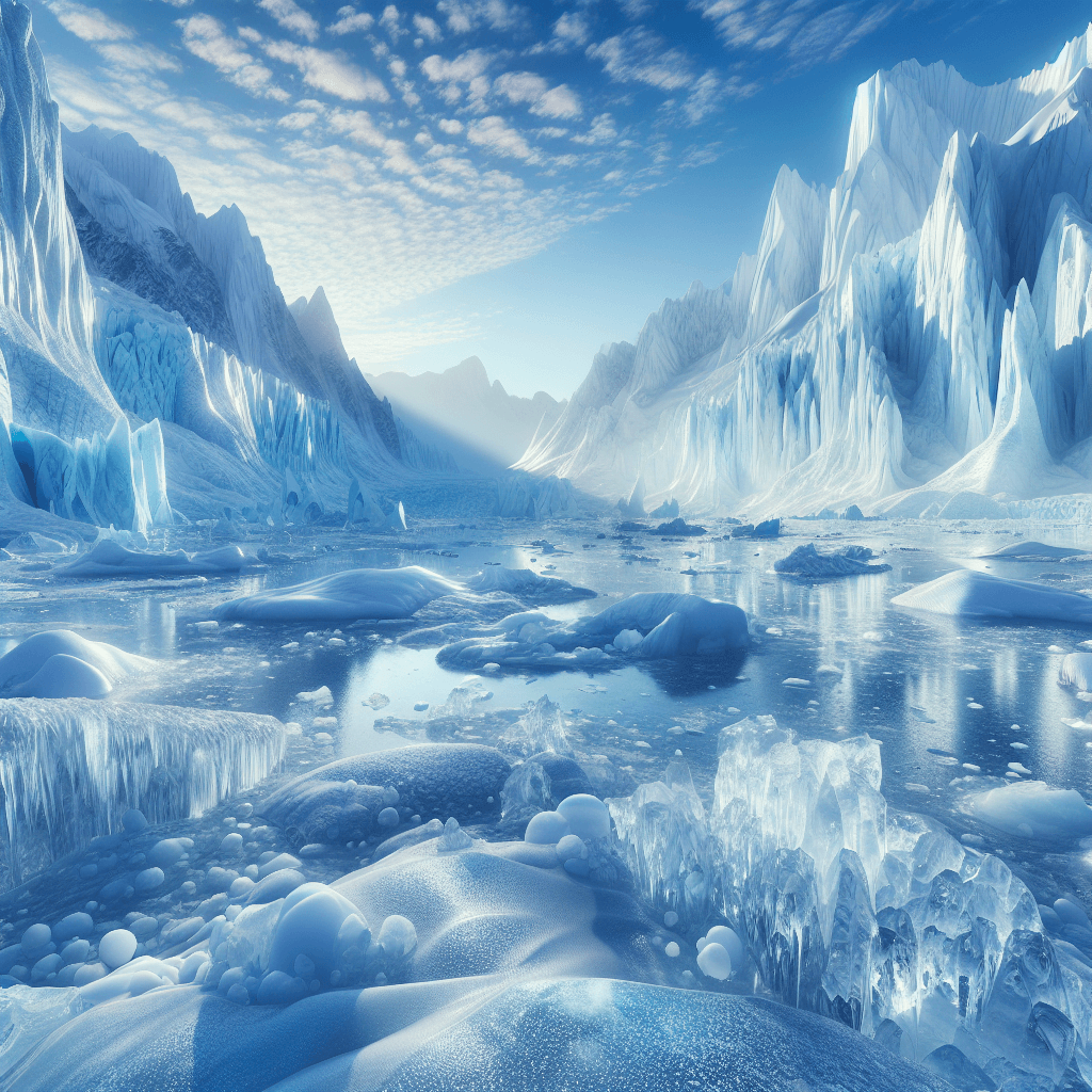 Majestic Glaciers Paint By Color