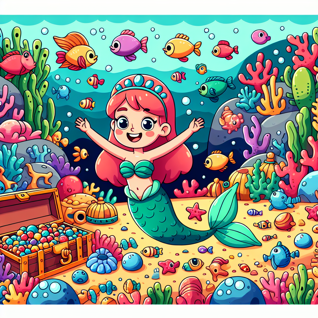 Underwater Treasure Search Paint By Numbers