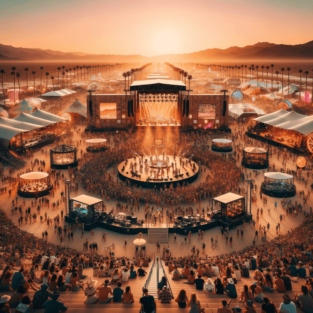 Coachella Valley Music And Arts Festival - Indio, USA Painting By Numbers Kit