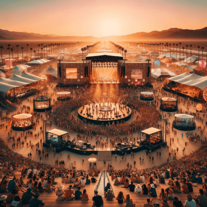 Coachella Valley Music And Arts Festival - Indio, USA Painting By Numbers Kit