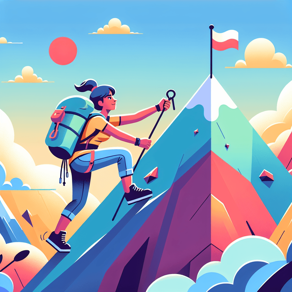 Mystical Mountain Climb Painting By Numbers Kit