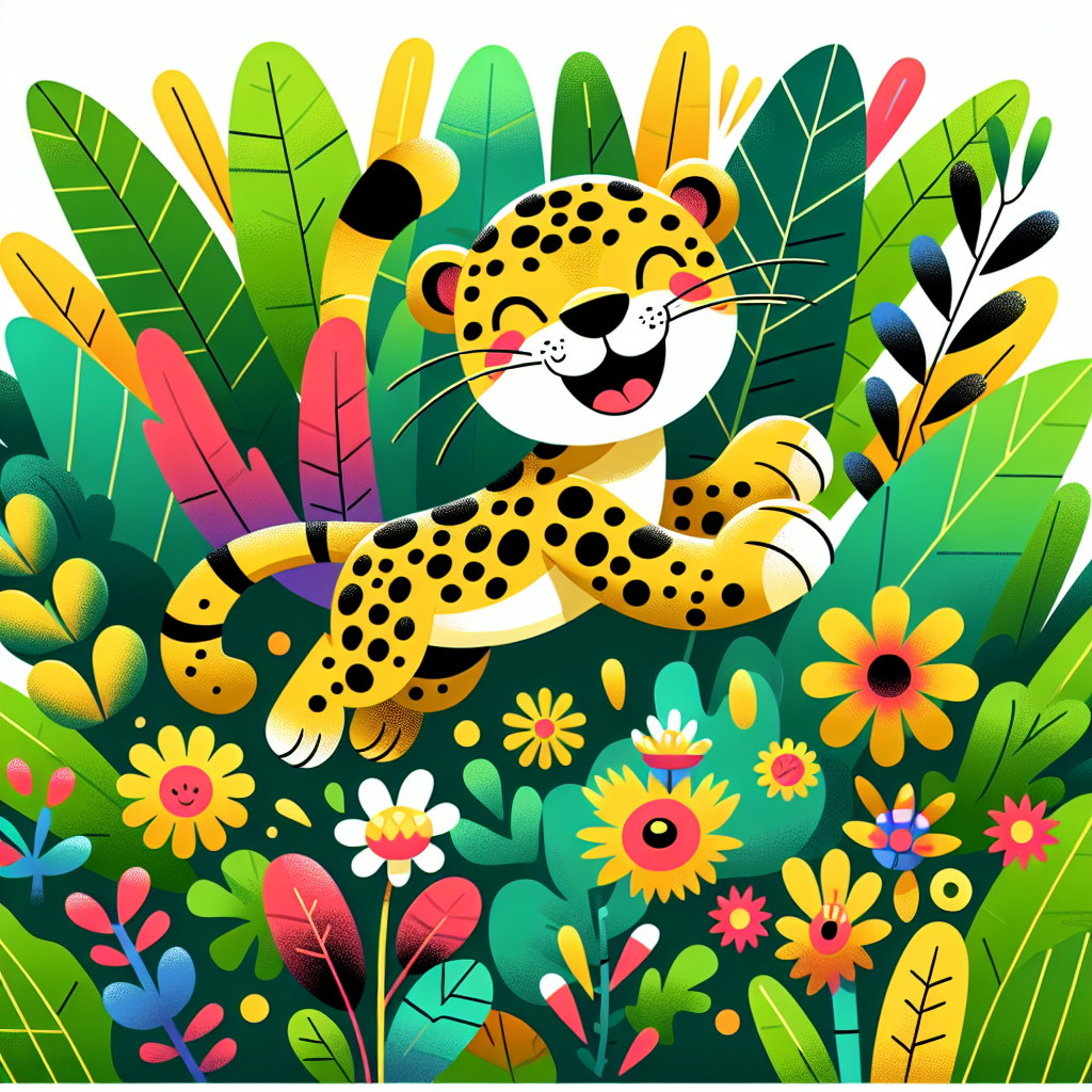 Jumping Jaguar Painting Number Kit