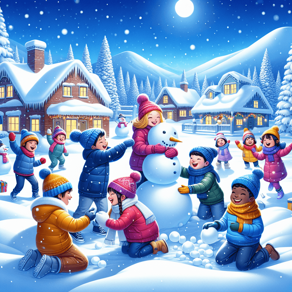 Joyful Winter Celebration Painting Number Kit