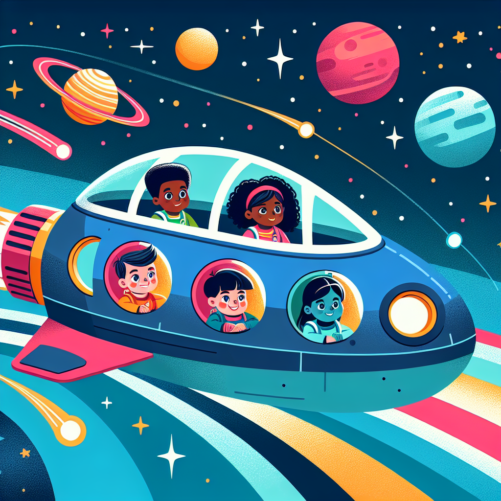 Starship Explorers Painting Number Kit