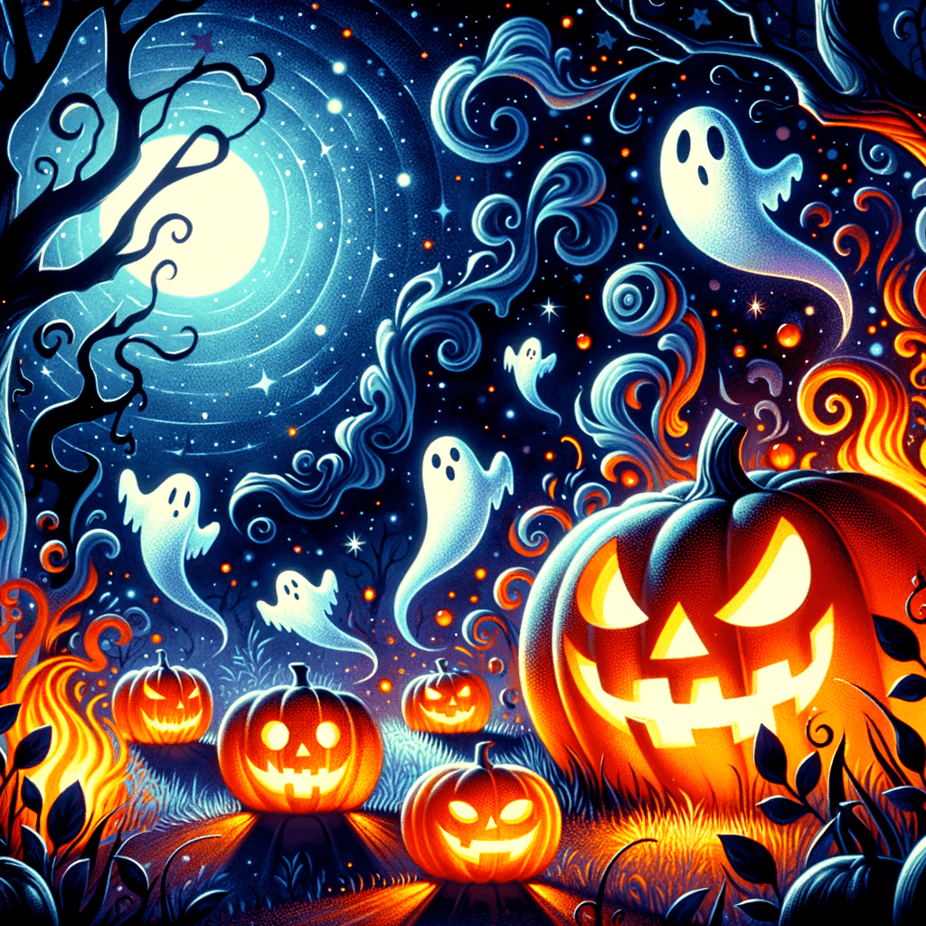 Halloween Night Enchantment DIY Paint By Numbers