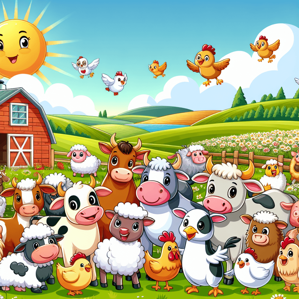 Sunny Animal Farm Fun Paint By Numbers Kits