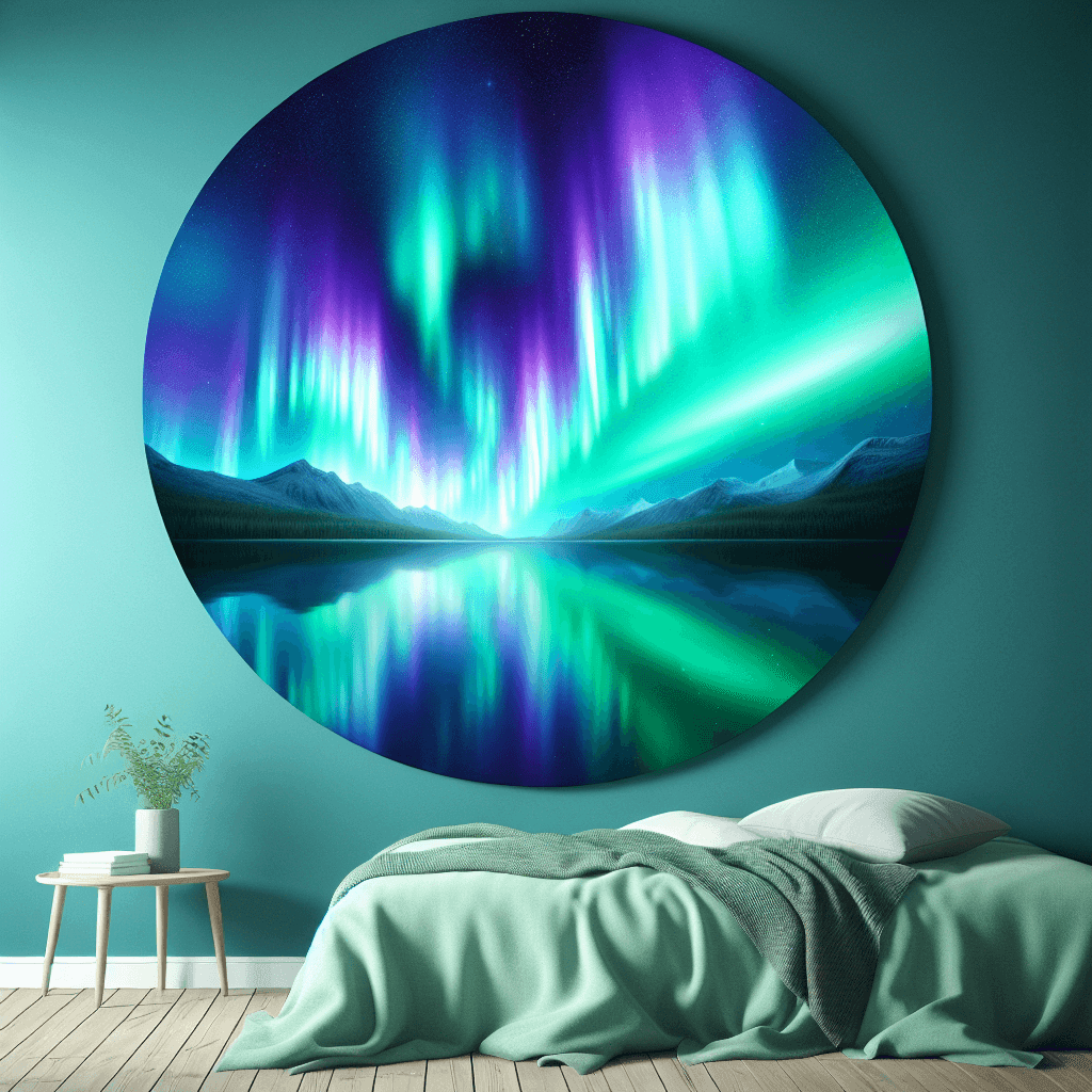 Dazzling Aurora Borealis Painting By Numbers Kit