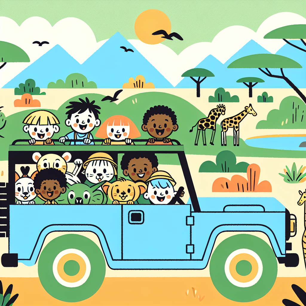 Safari Jeep Journey Paint By Numbers Kits