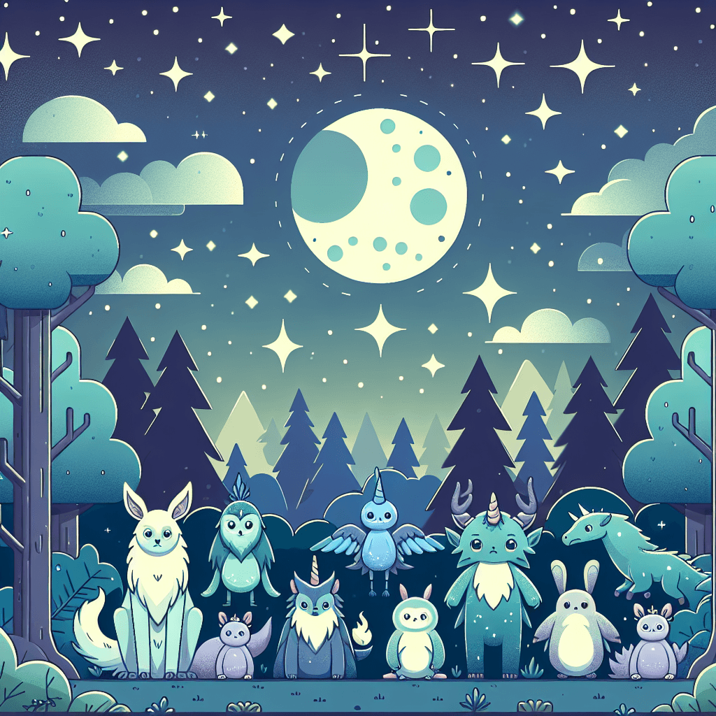 Moonlit Fantasy Paint By Numbers Art