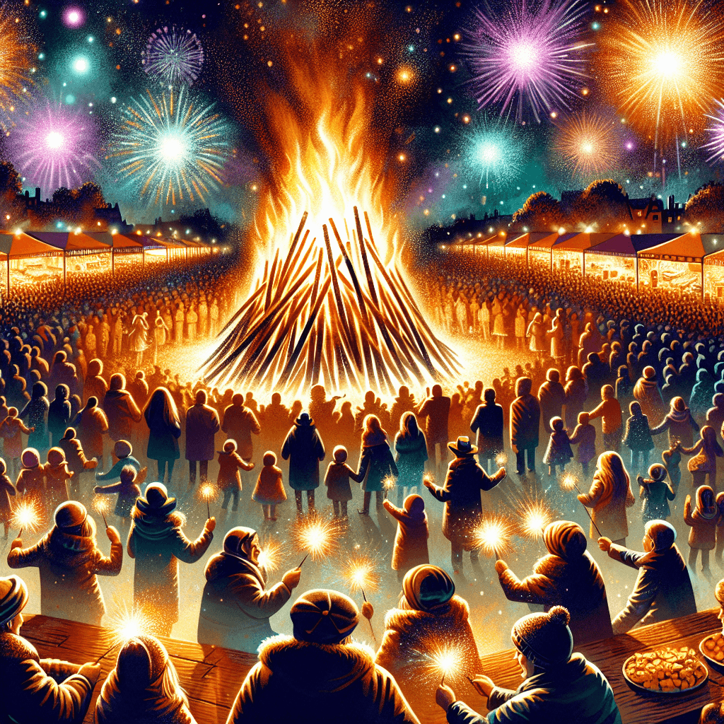 Bonfire Night - England Paint By Numbers Kits