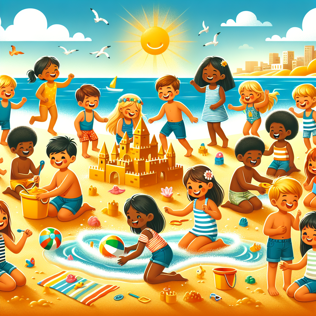 Joyful Beach Bash Paint By Numbers