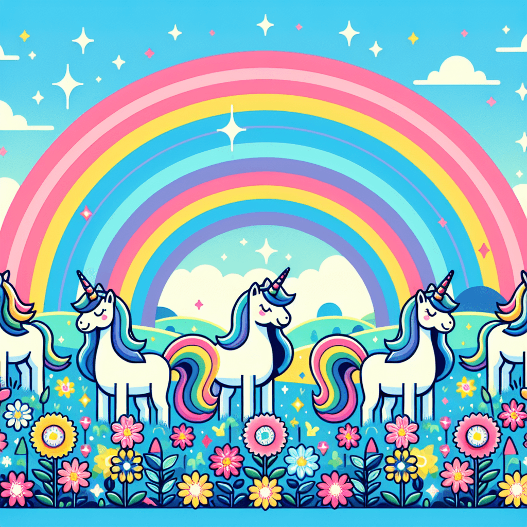 Mystical Unicorn Land DIY Paint By Numbers