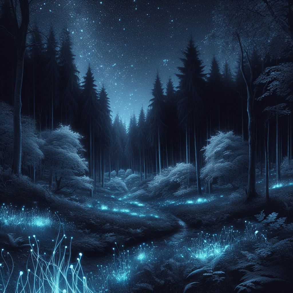 Fantasy Forest Nightscape Paint By Color