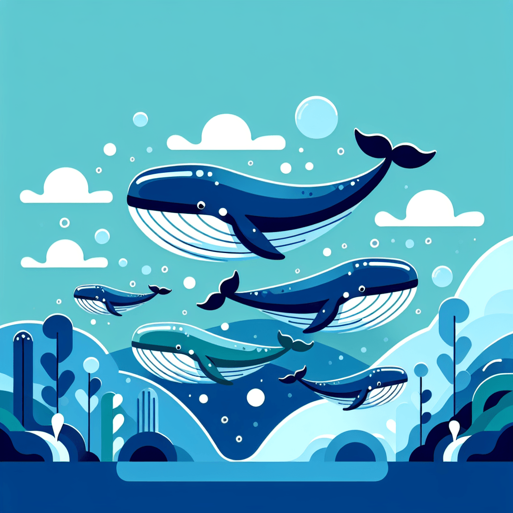 Majestic Whale Symphony Paint By Color