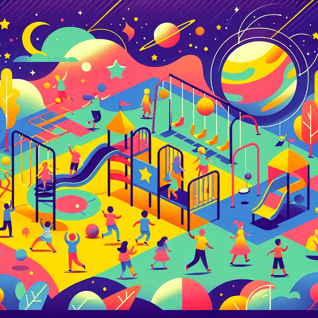Cosmic Playground Adventure Paint By Color