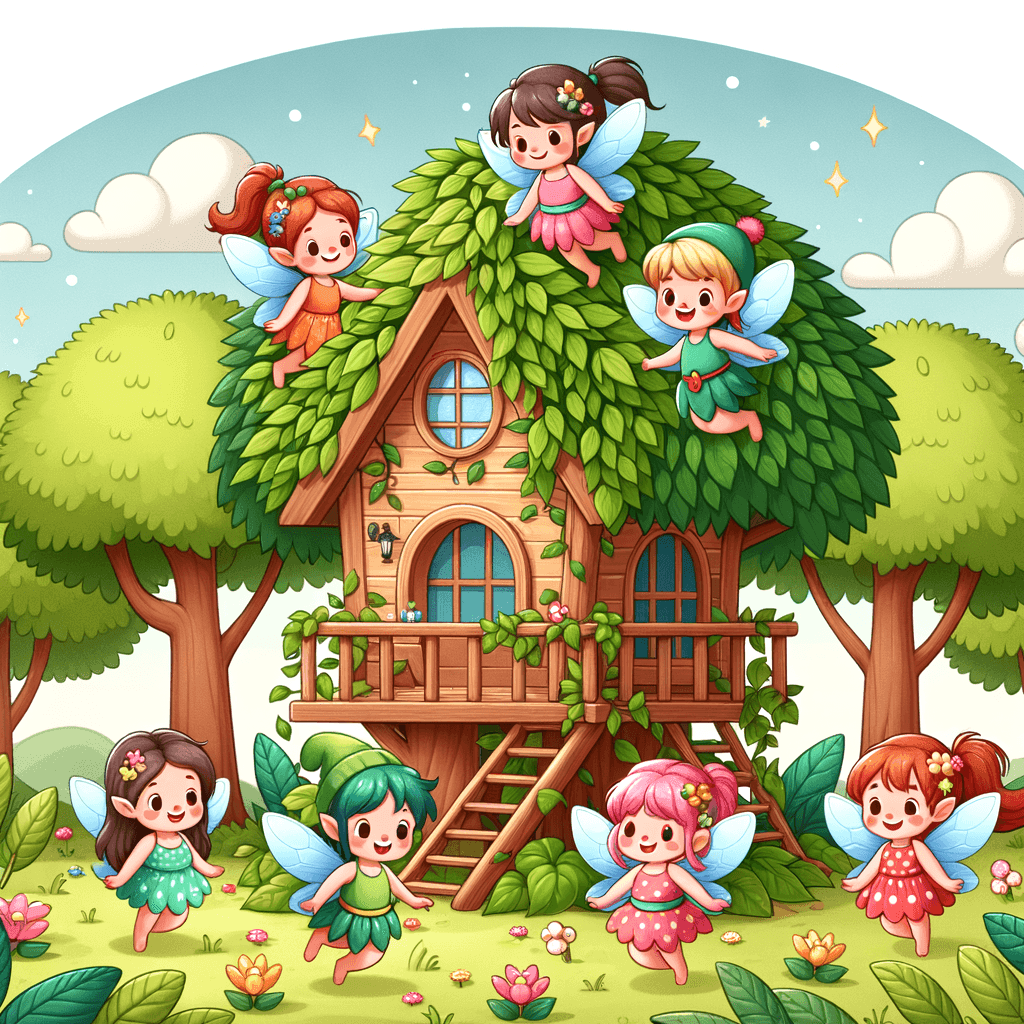 Magical Fairy Treehouse Number Painting