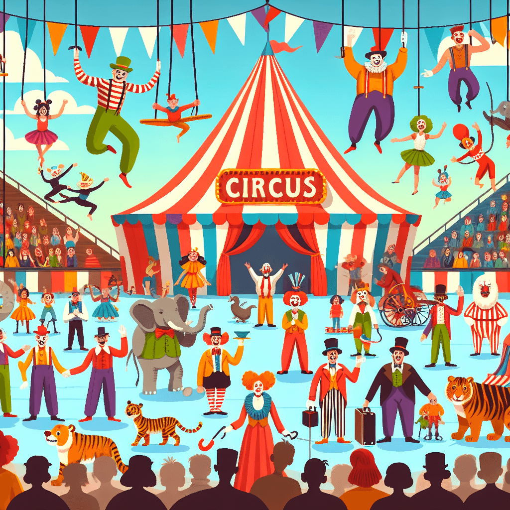 Circus Of Laughs DIY Paint By Numbers