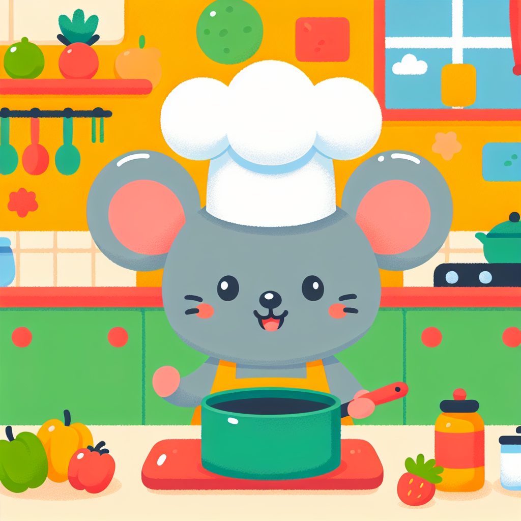Cheery Little Mouse DIY Paint By Numbers