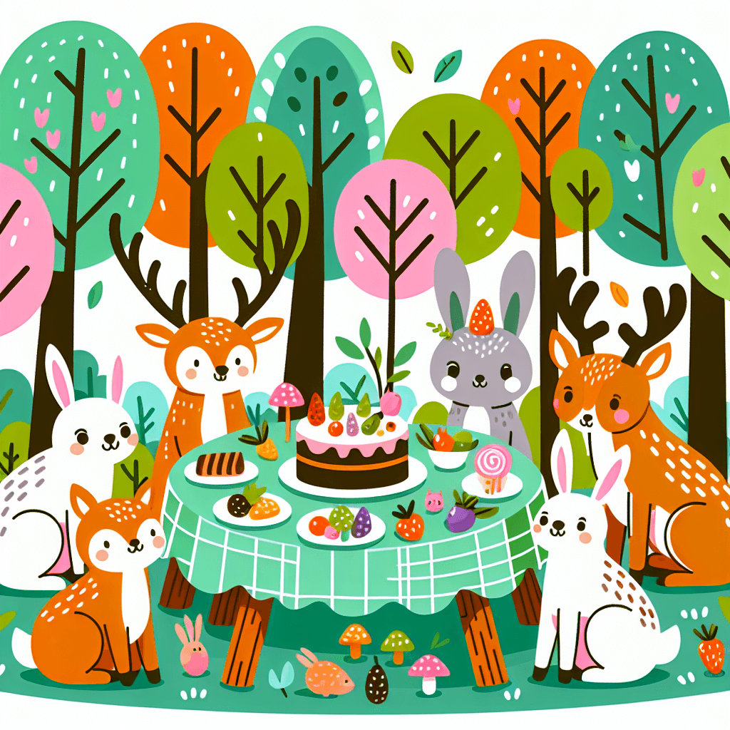 Enchanted Woodland Party Painting By Numbers Kit