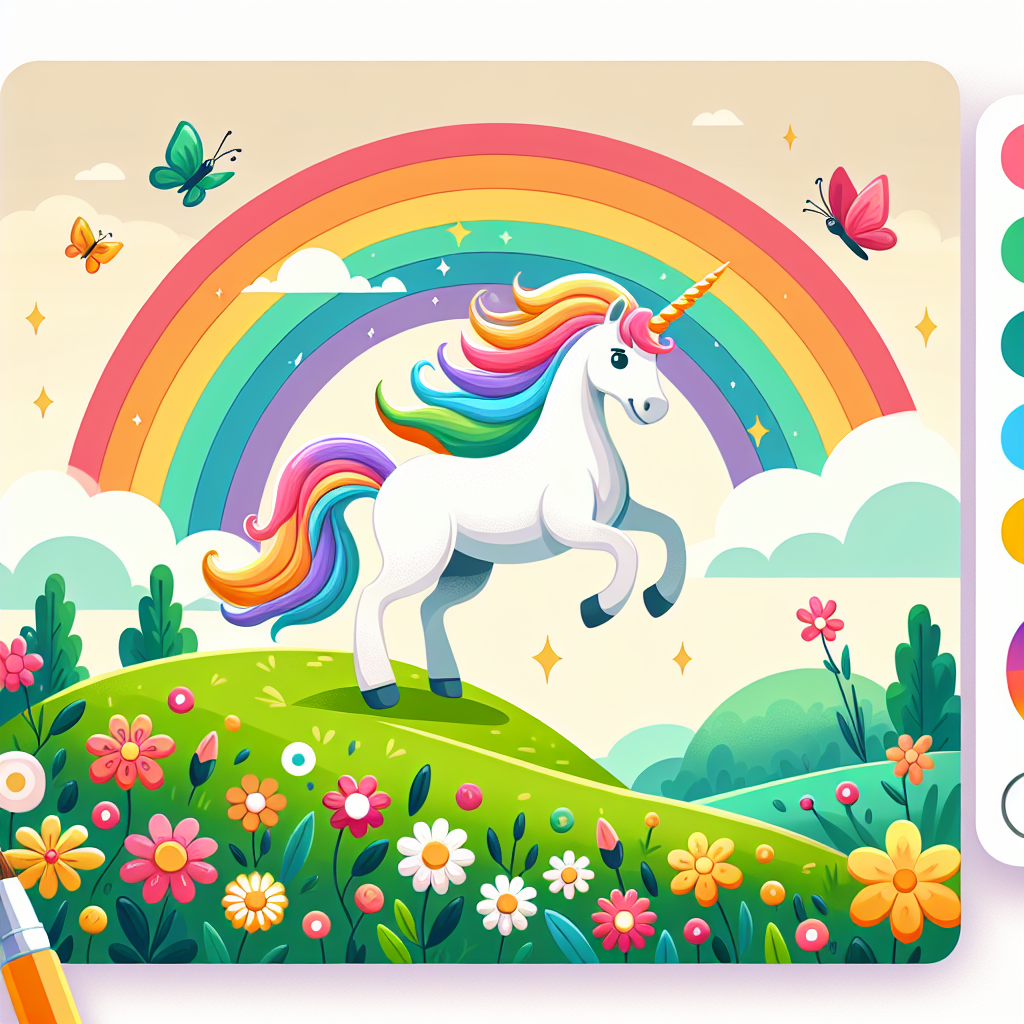 Magic Unicorn Journey Paint By Numbers