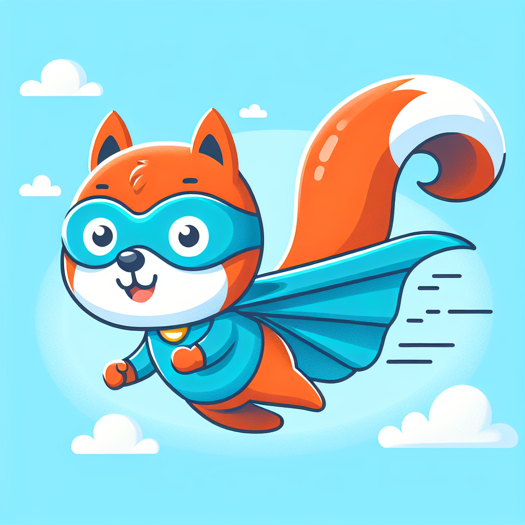 Superhero Squirrel Adventure Paint By Numbers