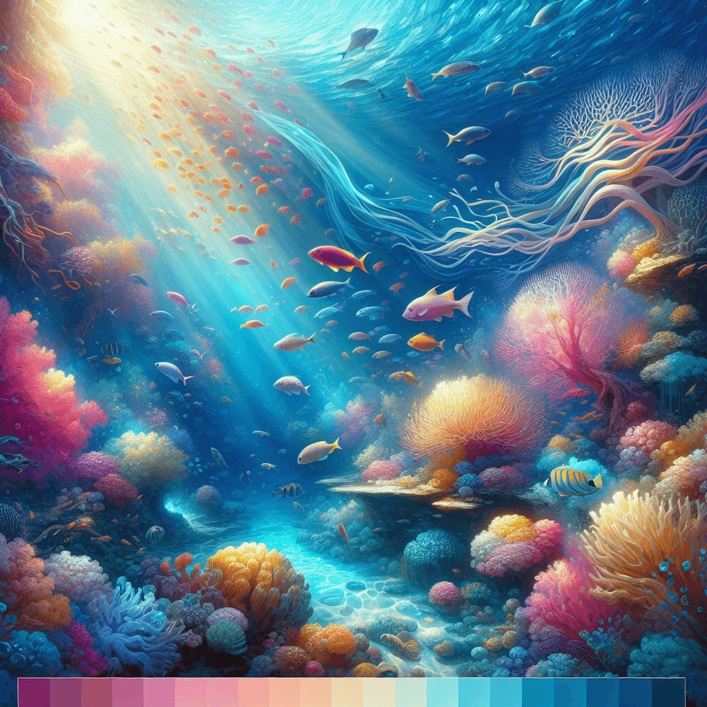 Dreamy Underwater Paradise Paint By Numbers Kits