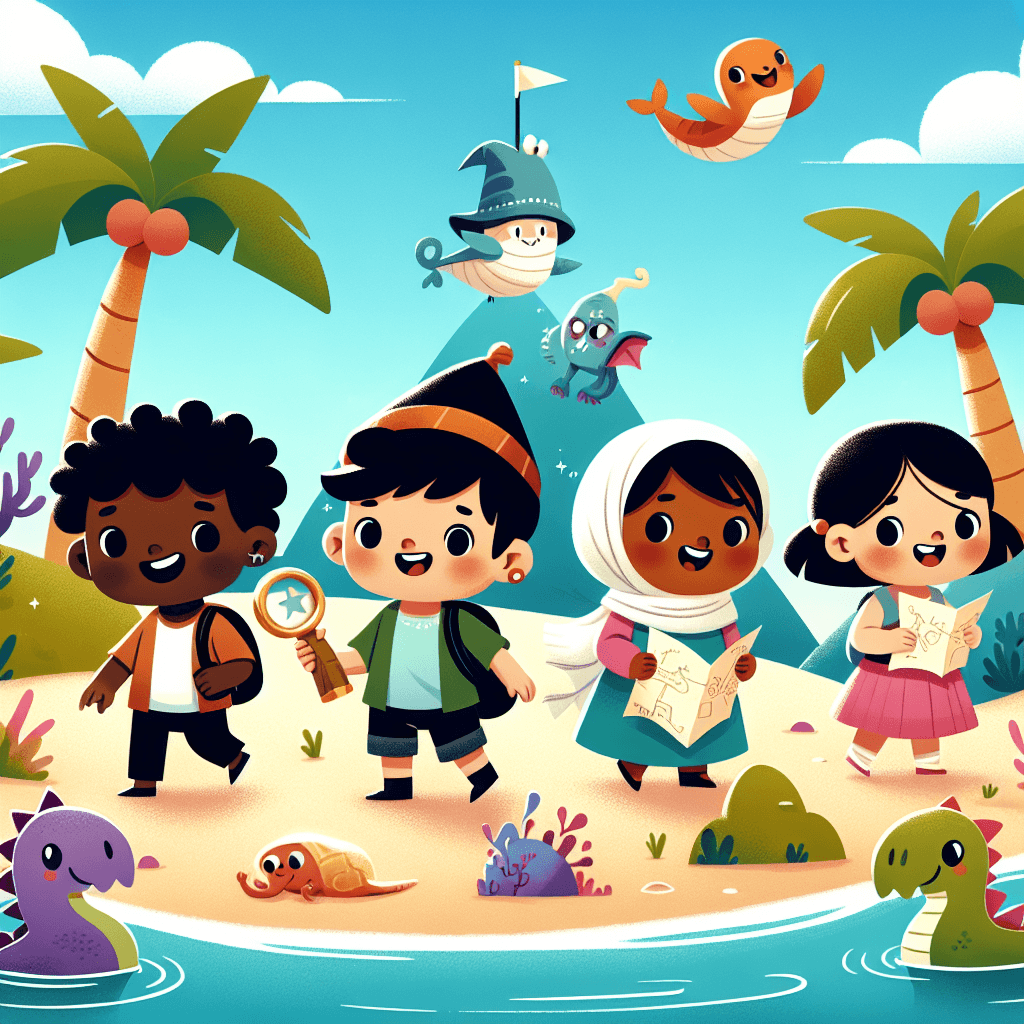 Magical Adventure Island Painting Number Kit