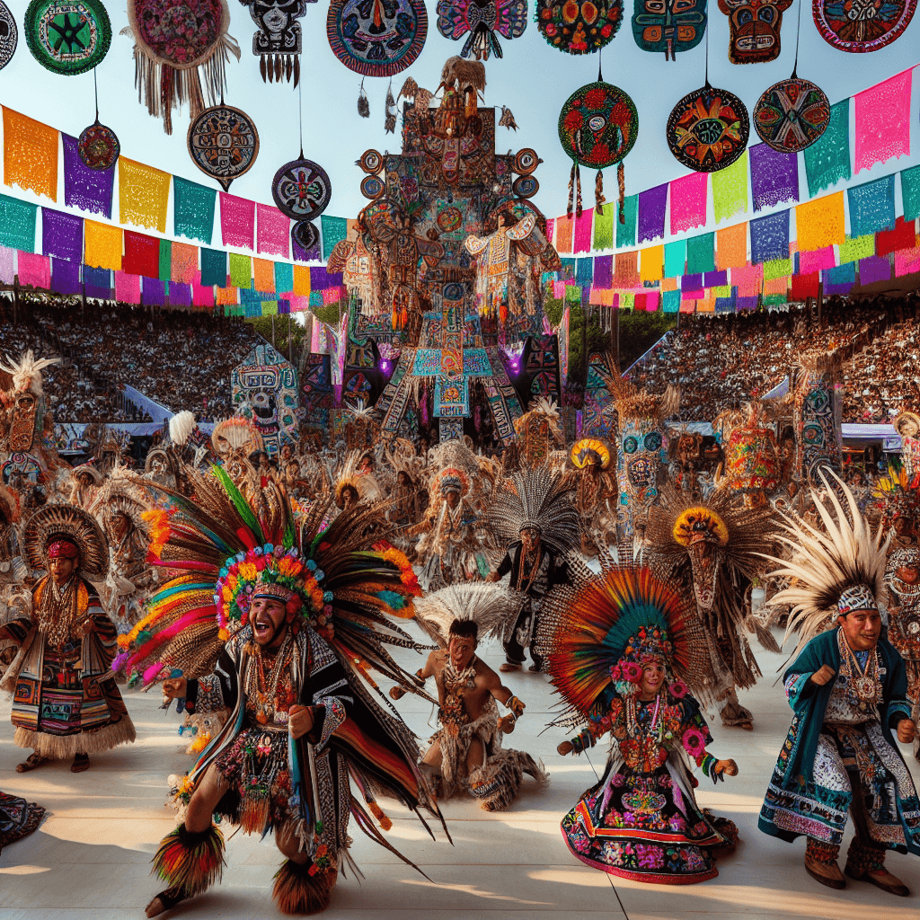 Festival Internacional De Guelaguetza - Oaxaca, Mexico Numbered Painting Kits
