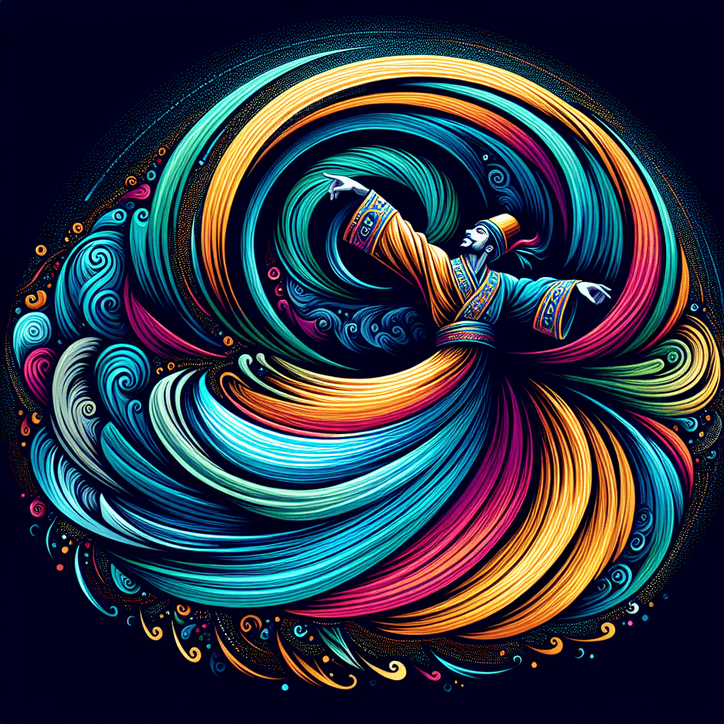 Whirling Dervish Numbered Painting Kits