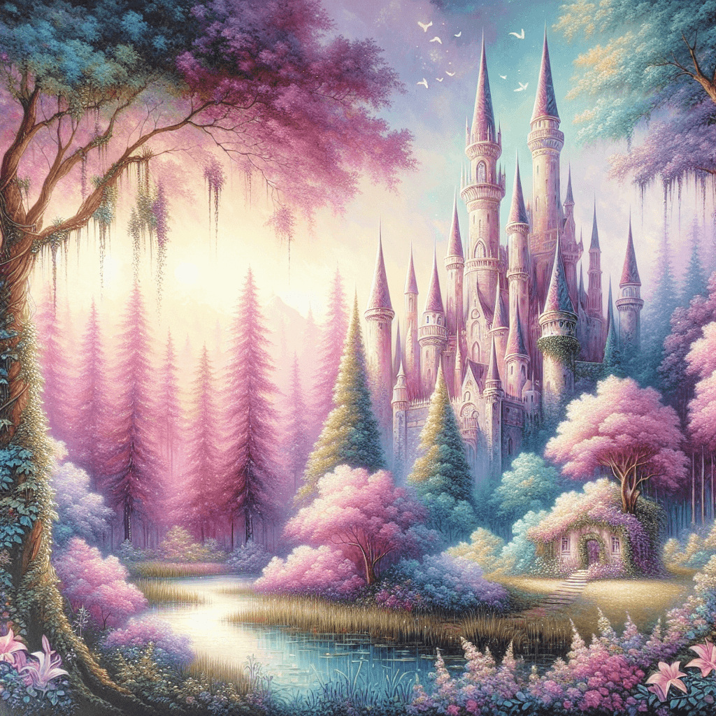 Sleeping Beauty's Realm Numbered Painting Kits