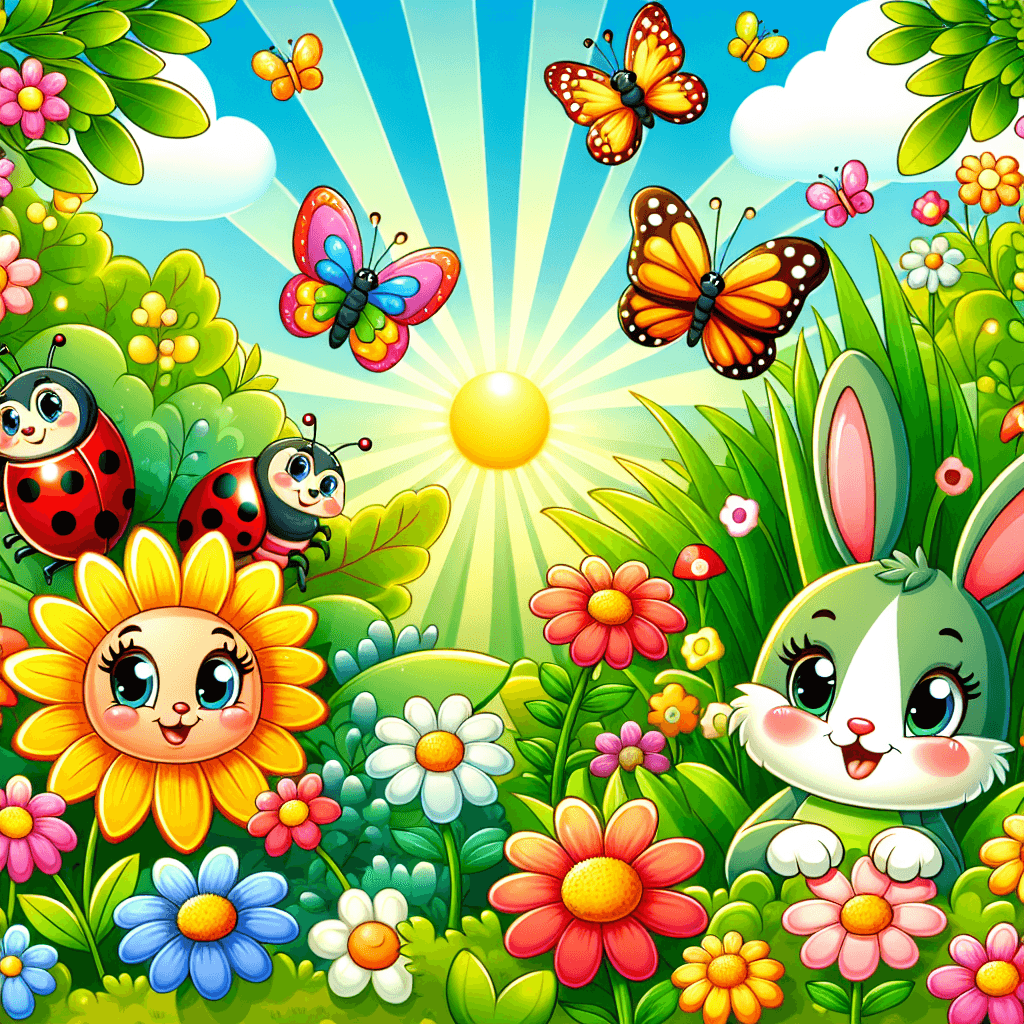 Joyful Critters In The Garden Paint By Color