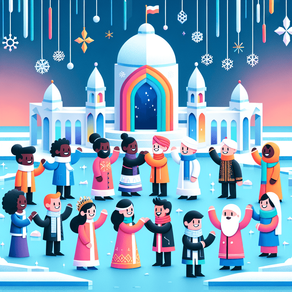 Ice Palace Festival DIY Paint By Numbers