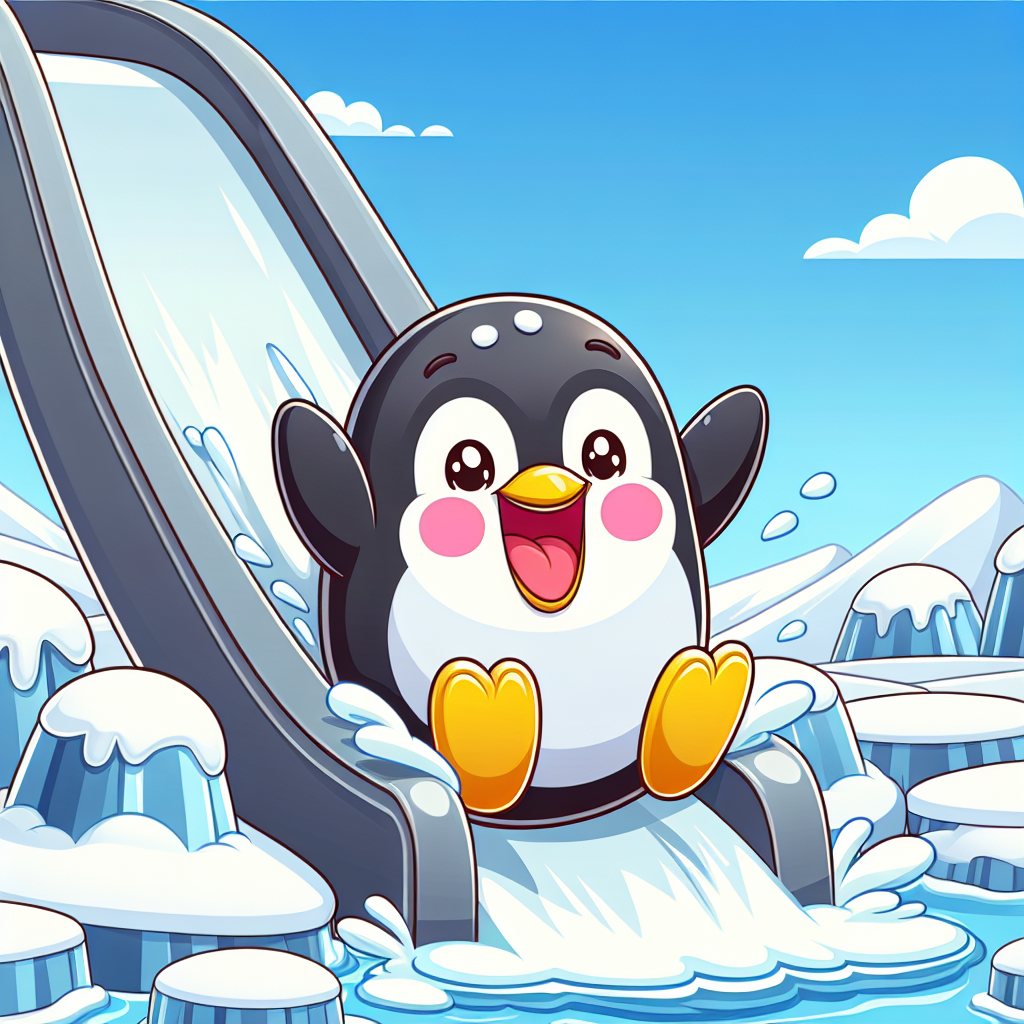 Excited Penguin Numbered Painting Kits