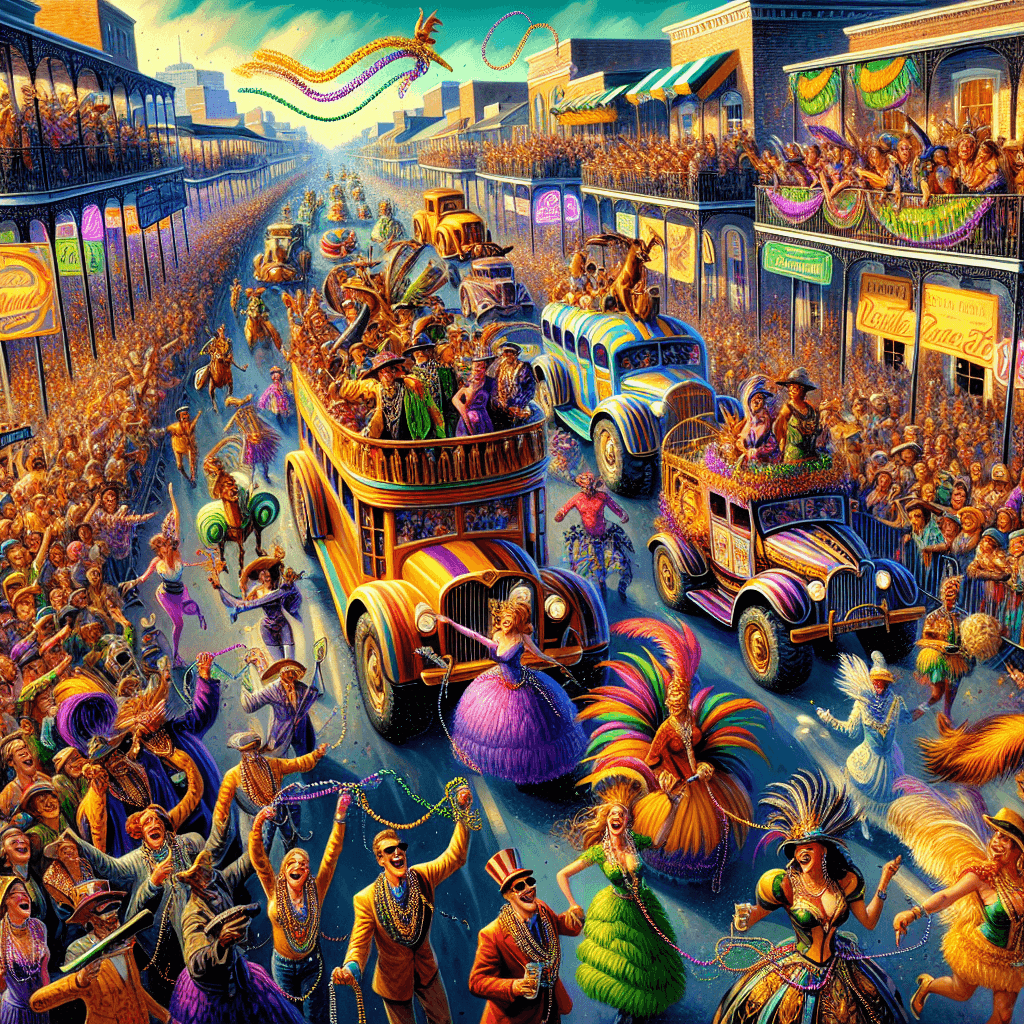 Mardi Gras - New Orleans, Louisiana, USA Paint By Color